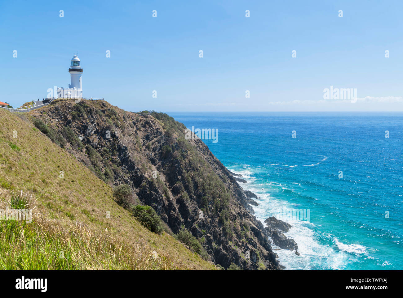 Cape Byron Lighthouse, Cape Byron State Conservation Park, Byron Bay, New South Wales, Australia Stock Photo