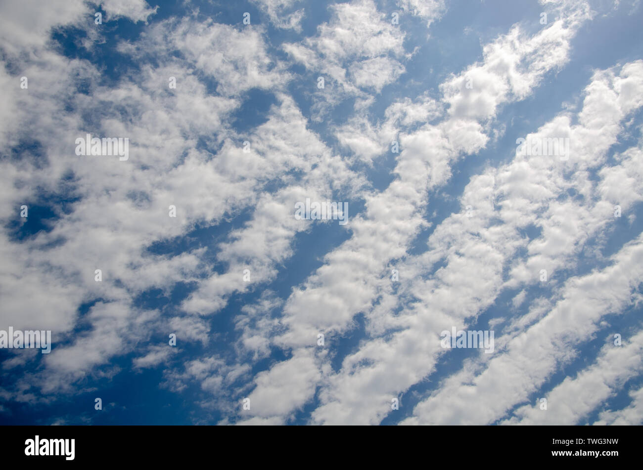 Blue sky background with white abstract clouds Stock Photo - Alamy