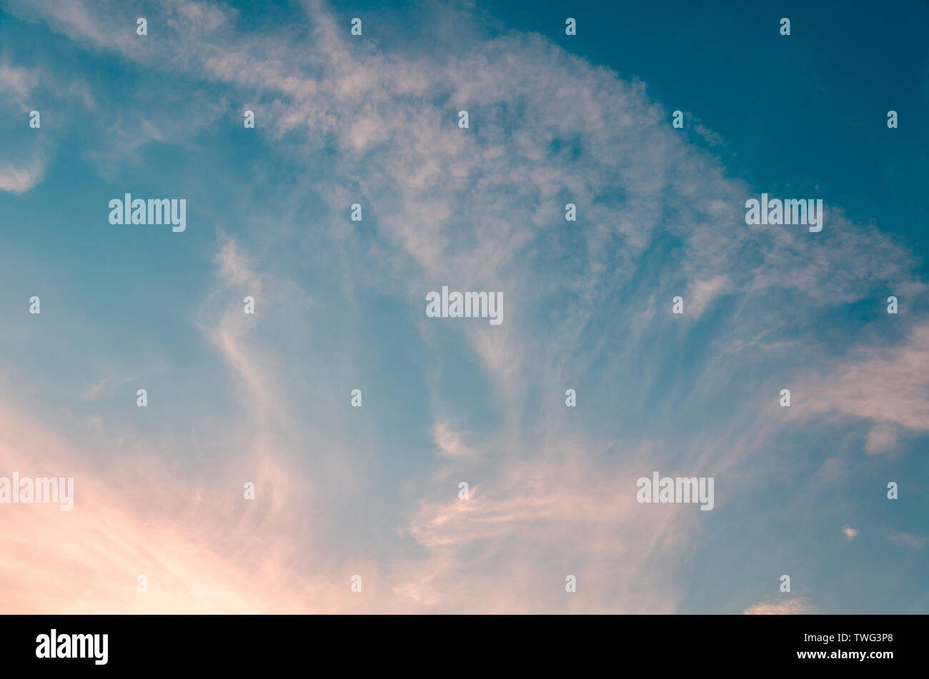 Colorful clouds background. Sky at sunset Stock Photo - Alamy