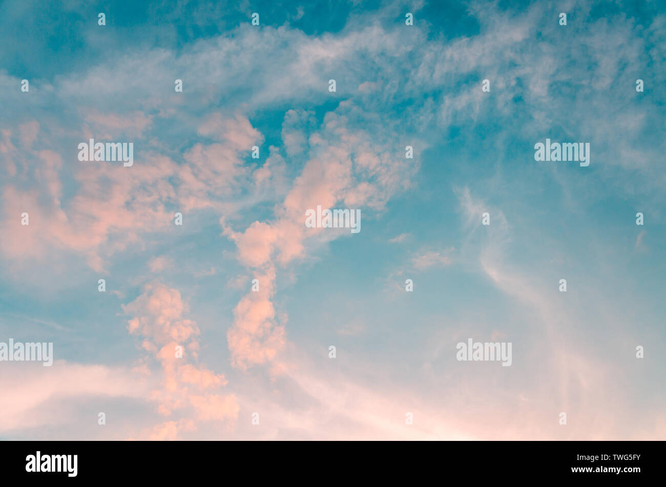 Colorful clouds background. Sky at sunset Stock Photo - Alamy