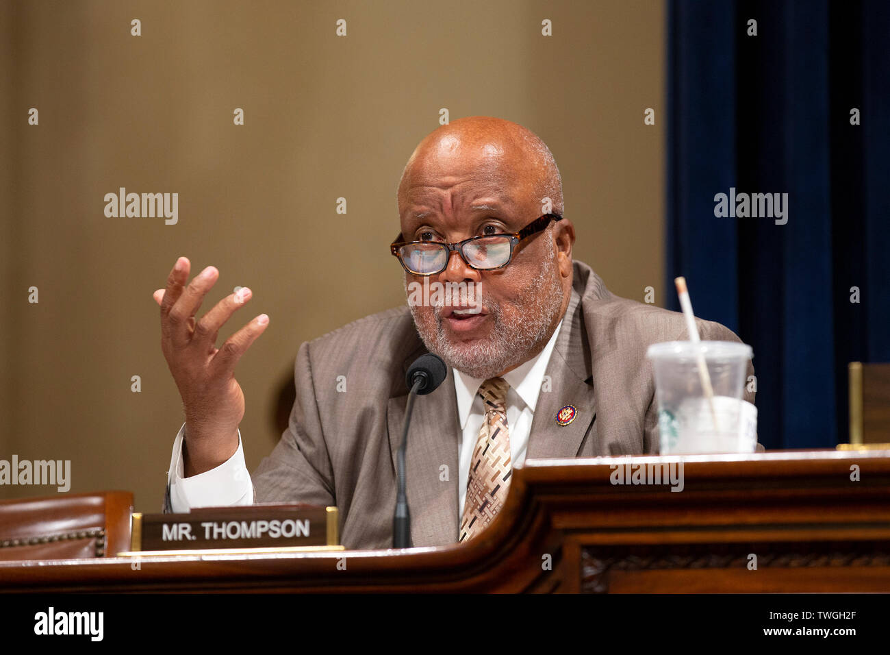 United States Representative Bennie Thompson (Democrat of Mississippi