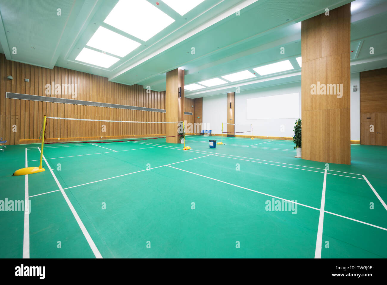Badminton court hires stock photography and images Alamy