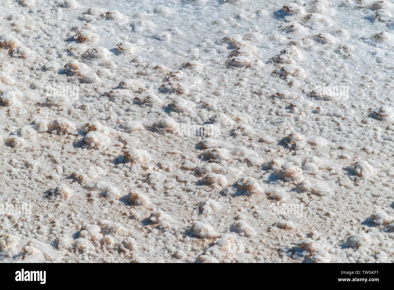 Wa Salt Salt lake, extraction of natural salt Stock Photo - Alamy
