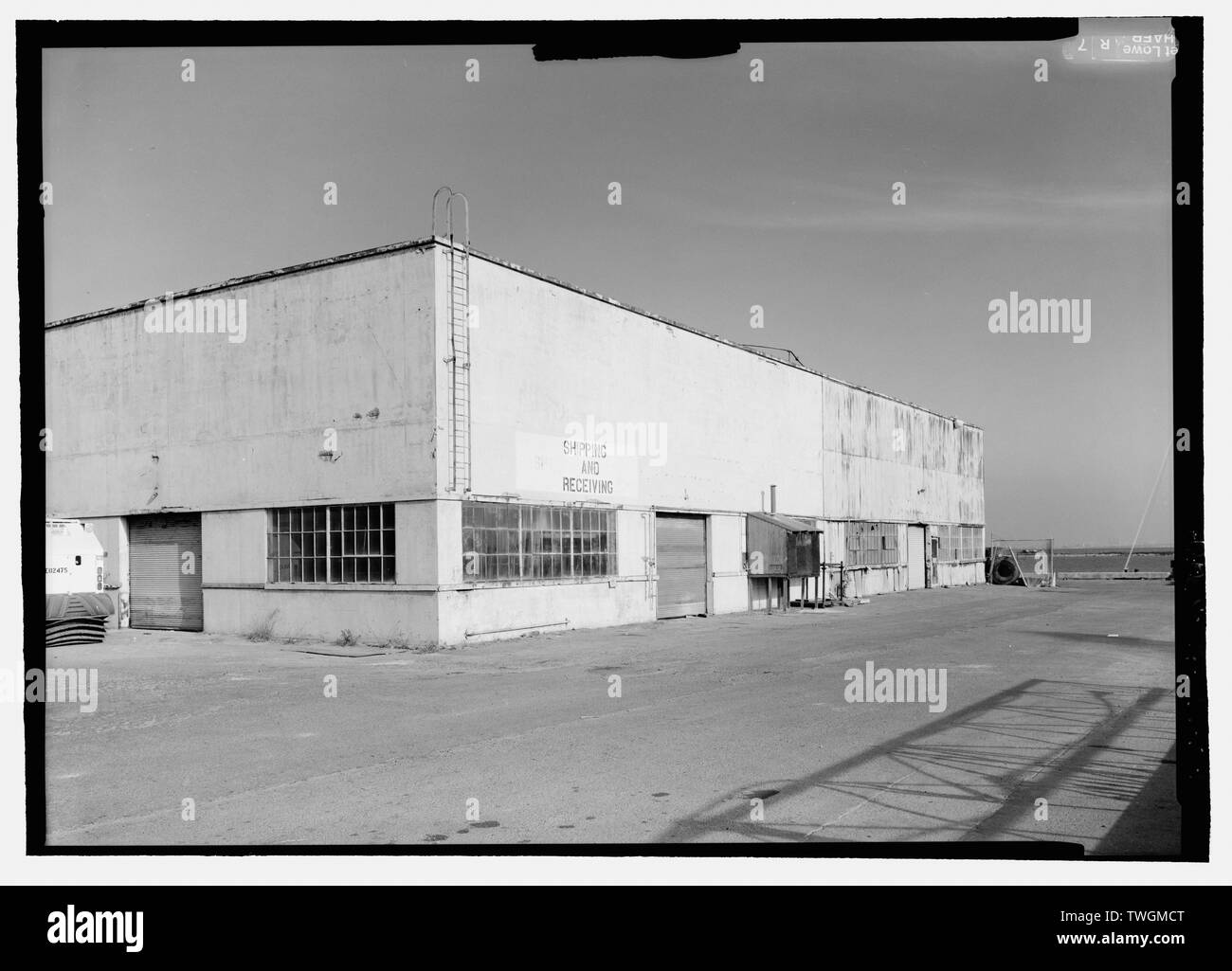 RIGGERS LOFTPAINT SHOPSHEET METAL SHOP, VIEW TO SOUTHEAST. THE PAINT