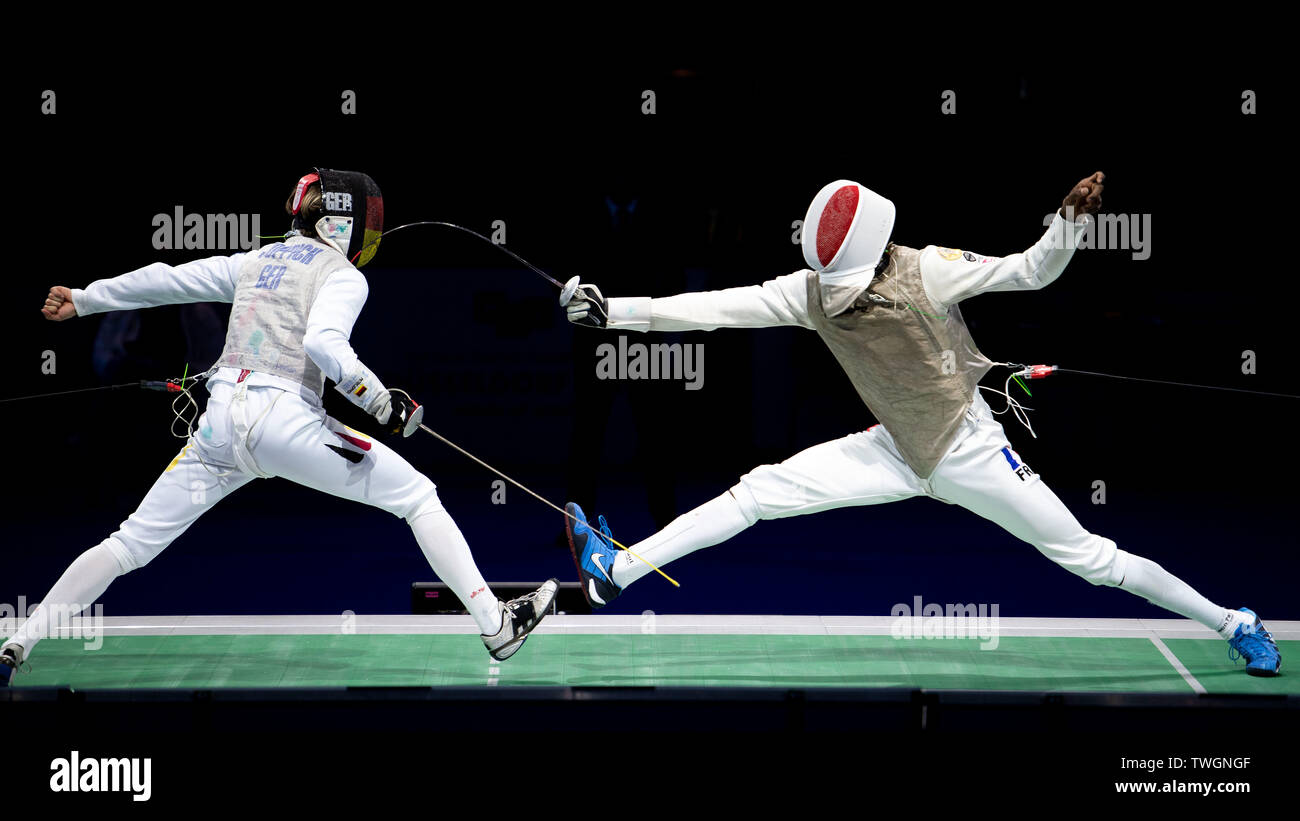 Duesseldorf, Germany. 20th June, 2019. Fencing European Championship