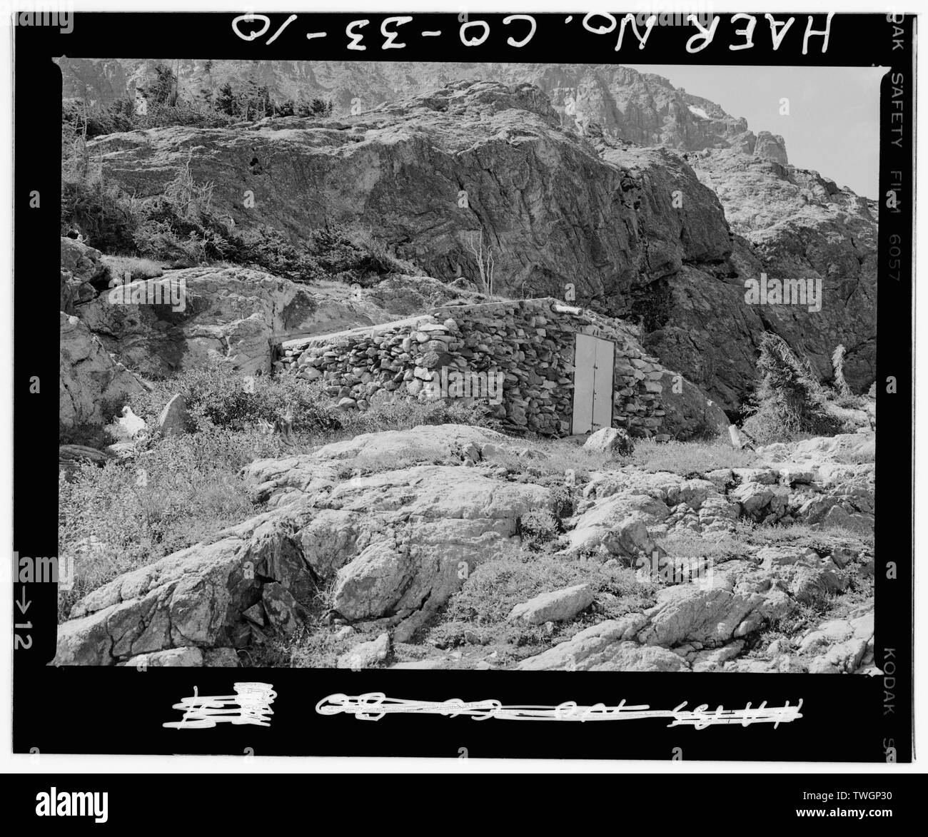 Rock Cabin Viewing Front Facade And Side Bluebird Dam Rock