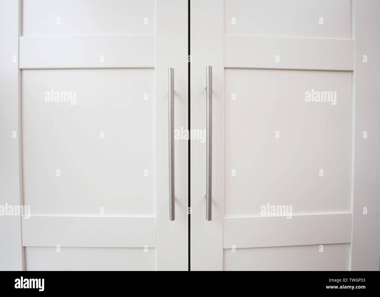 White closet doors wood closeup background texture modern design Stock Photo Alamy