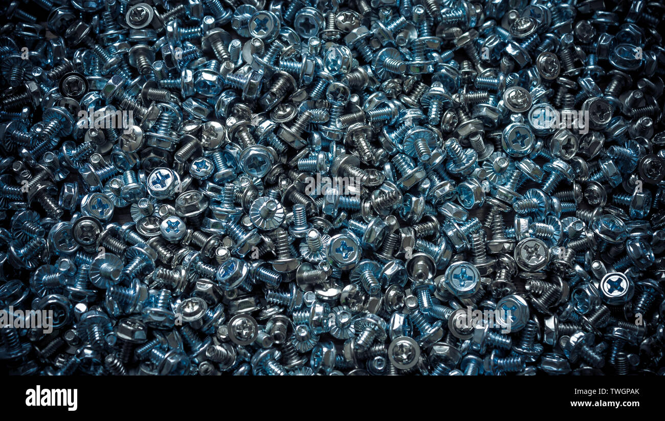 Screws for fixing computer components and other parts Stock Photo Alamy