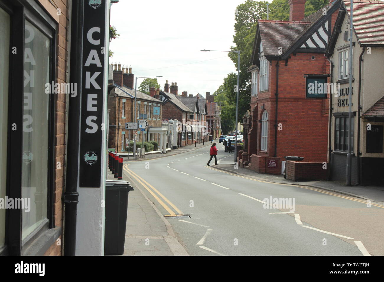 Hawarden is a small village in Deeside, Clwyd, Wales, on the Welsh/English border Stock Photo