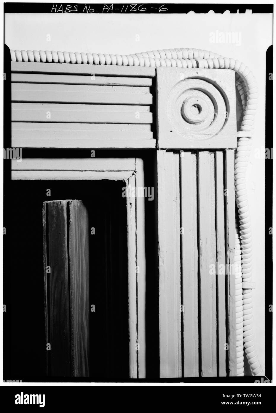 Rose Block And Door Trim On Door Frame Second Floor Joseph Sims
