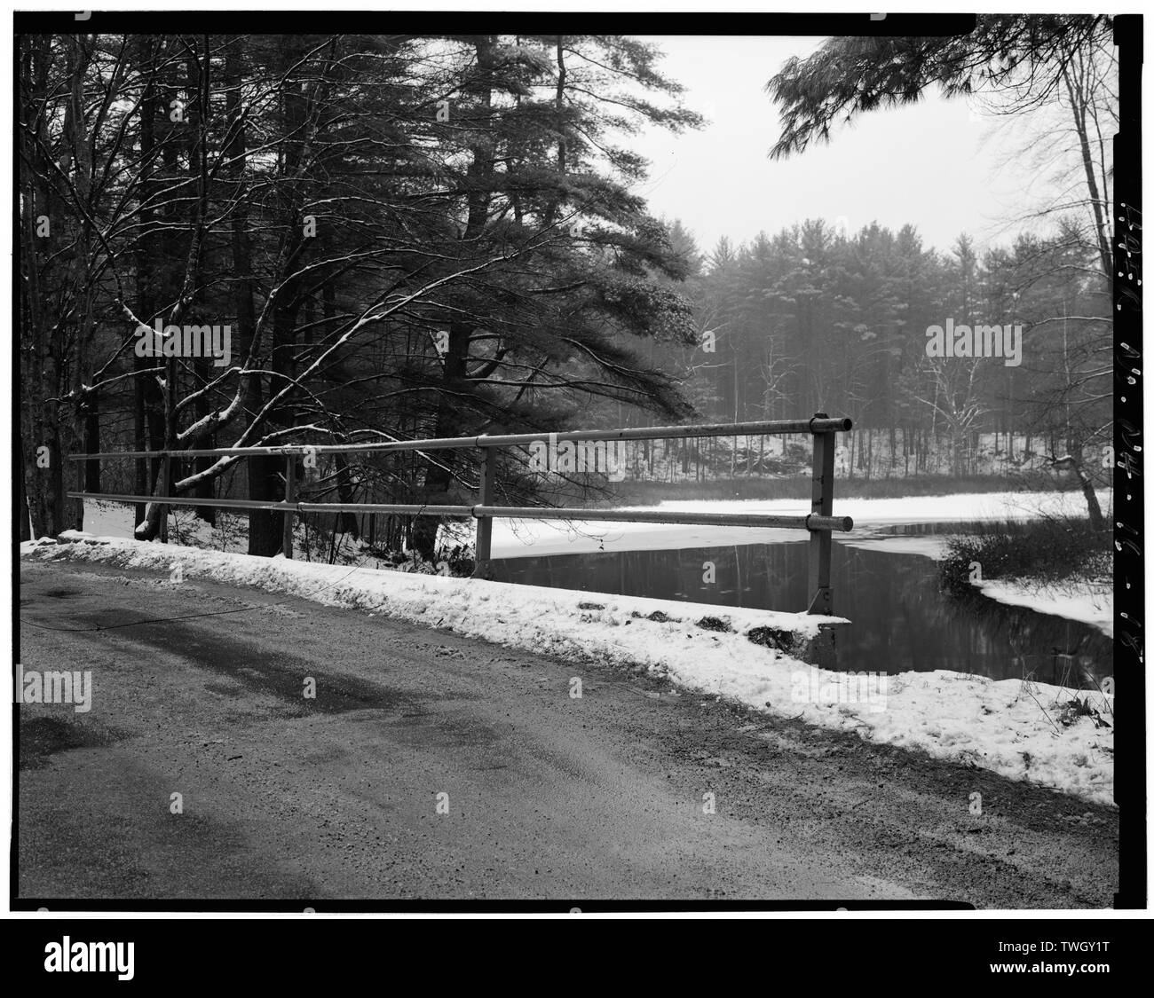 Railing Detail Prescott Bridge, Spanning Lamprey River on Prescott