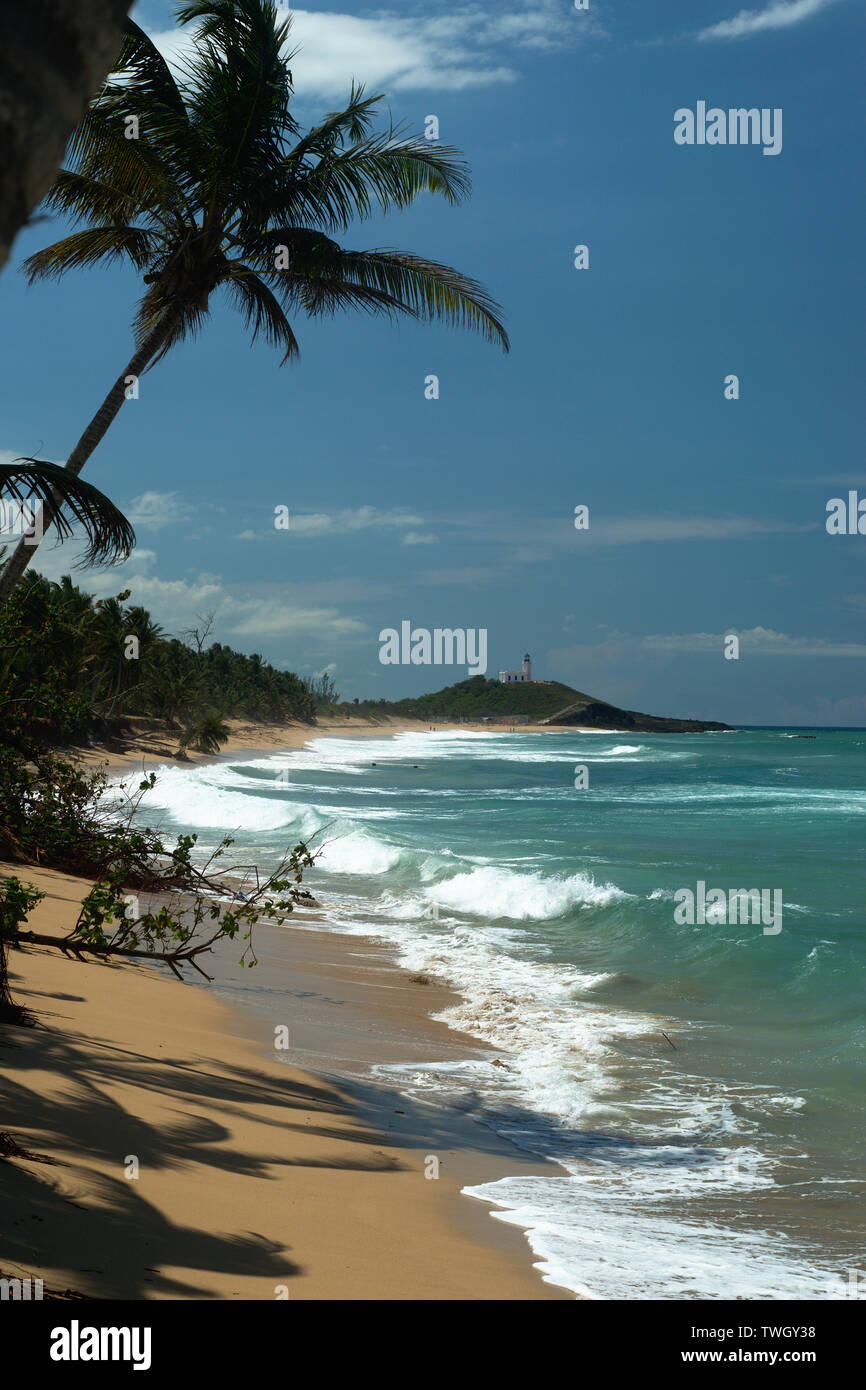 Playa en Arecibo Stock Photo