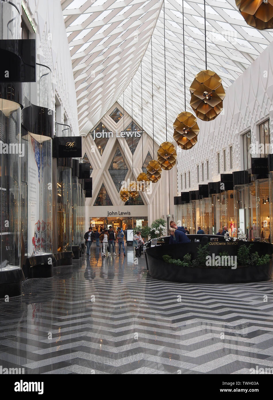 Victoria Gate shopping centre with John Lewis at the far end, in Leeds