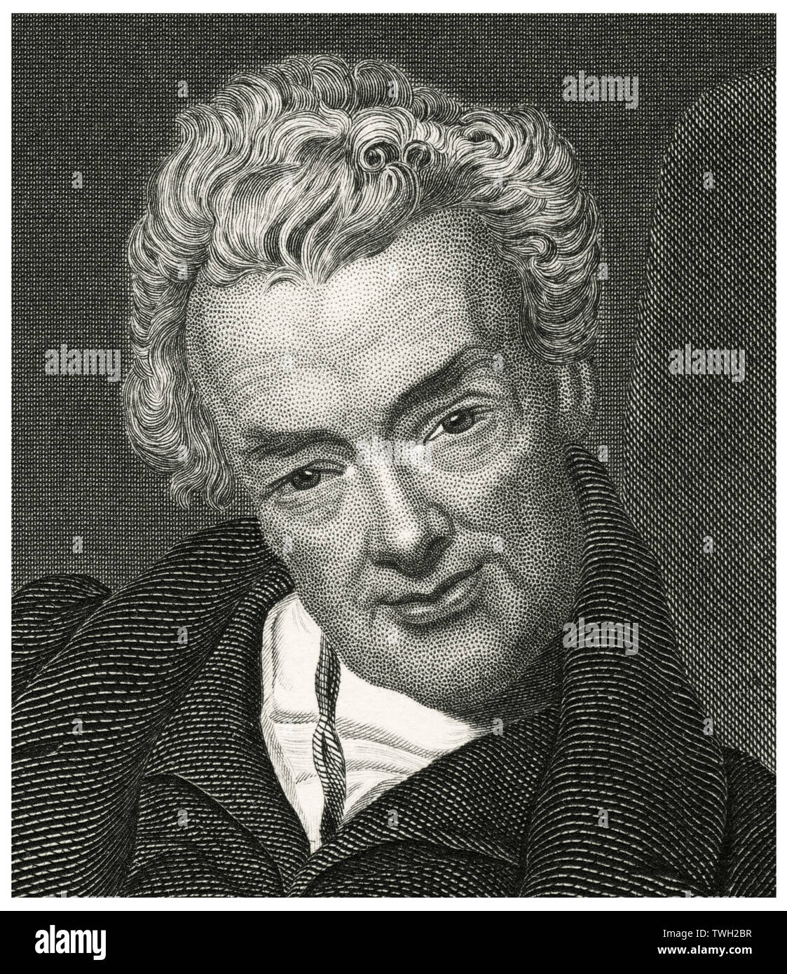 William Wilberforce (1759-1823), English Politician and Leader of the movement to stop the Slave Trade, Head and Shoulders Portrait, Steel Engraving, Portrait Gallery of Eminent Men and Women of Europe and America by Evert A. Duyckinck, Published by Henry J. Johnson, Johnson, Wilson & Company, New York, 1873 Stock Photo