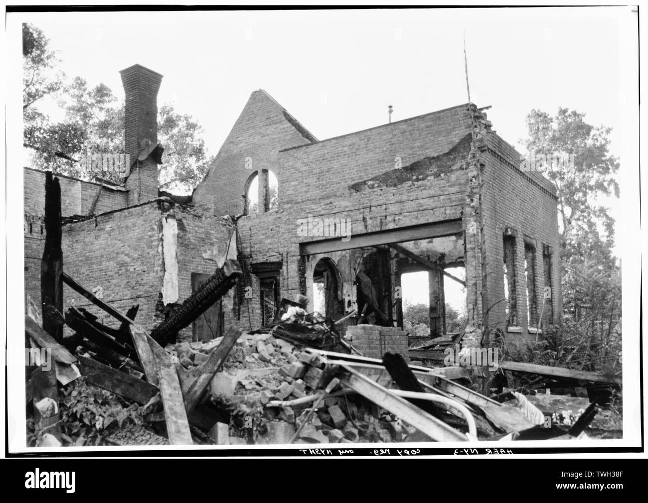  Rensselaer Iron Works, Rail Mill, Adams Street and Hudson River, Troy