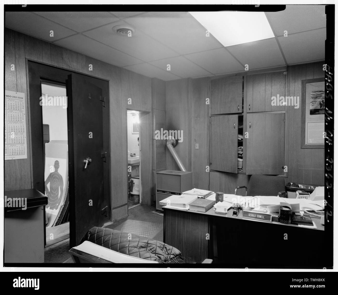 Room 'L' on 1st Floor Looking to NW Crestline City Hall, Bucyrus and