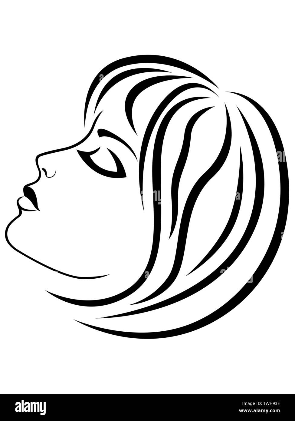 Side View Face Drawing
