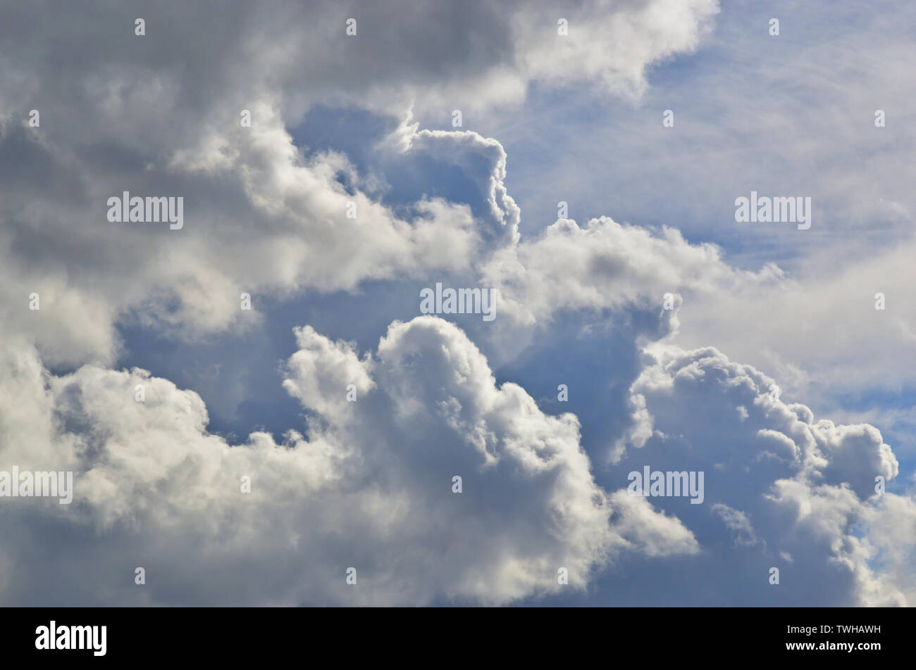 Dramatic sky cloudscape with the stormy clouds background texture Stock ...