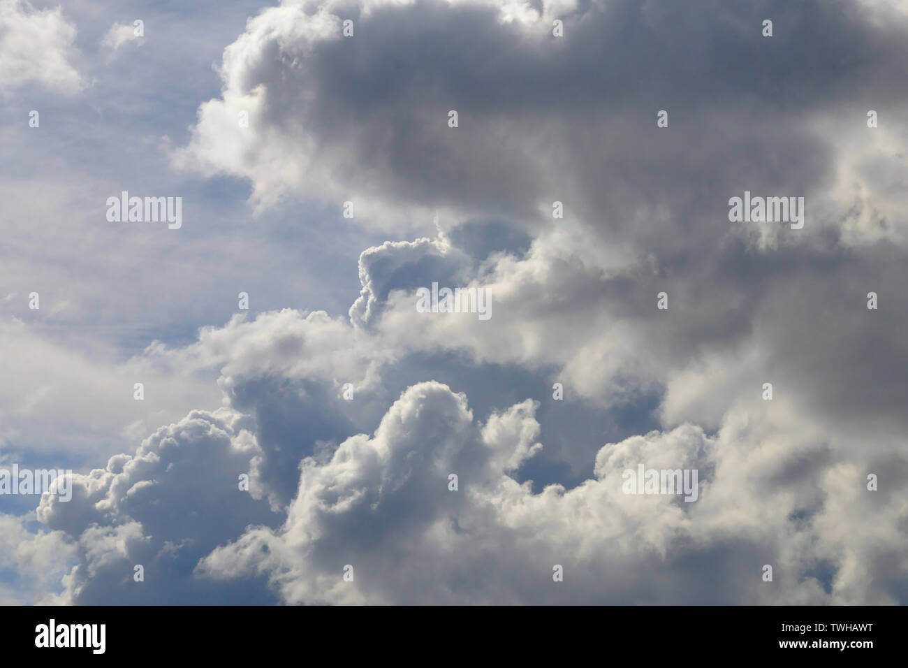 Dramatic sky cloudscape with the stormy clouds background texture Stock ...