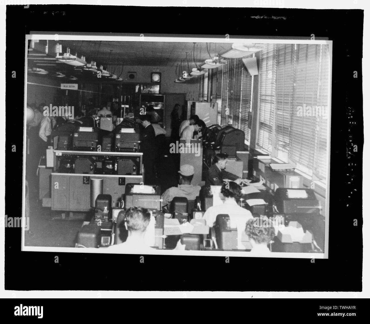 SAC command center, main operations area, underground structure