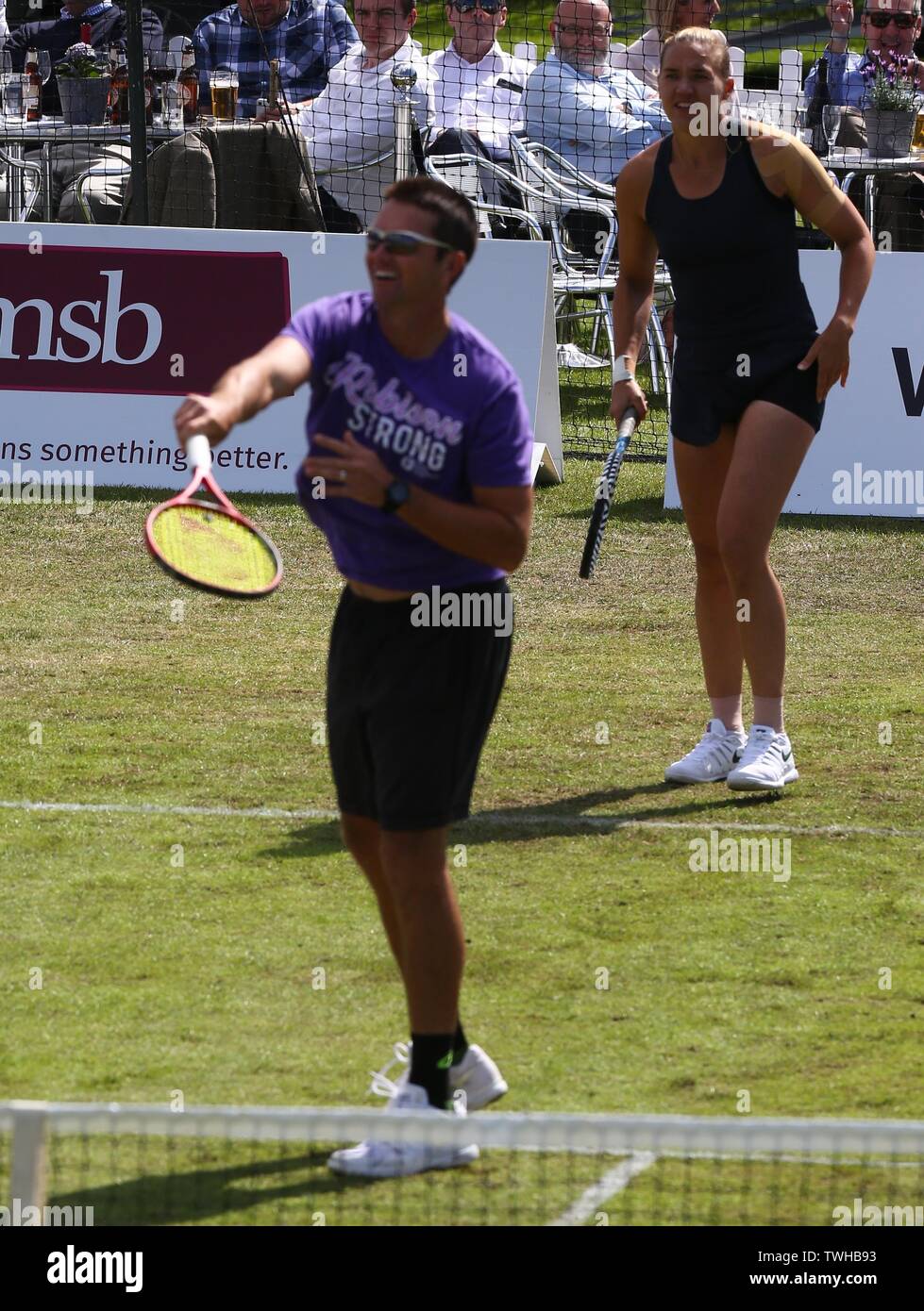Liverpool,uk 20th June 2019 The Liverpool Tennis Tournament opens up