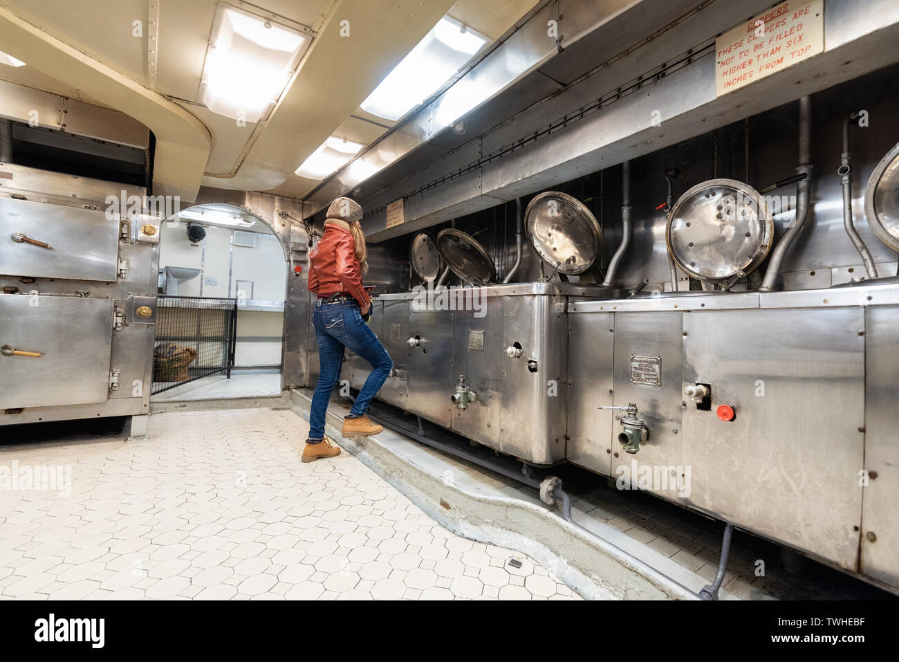 London United Kingdom May 13 2019 Hms Belfast Warship Museum
