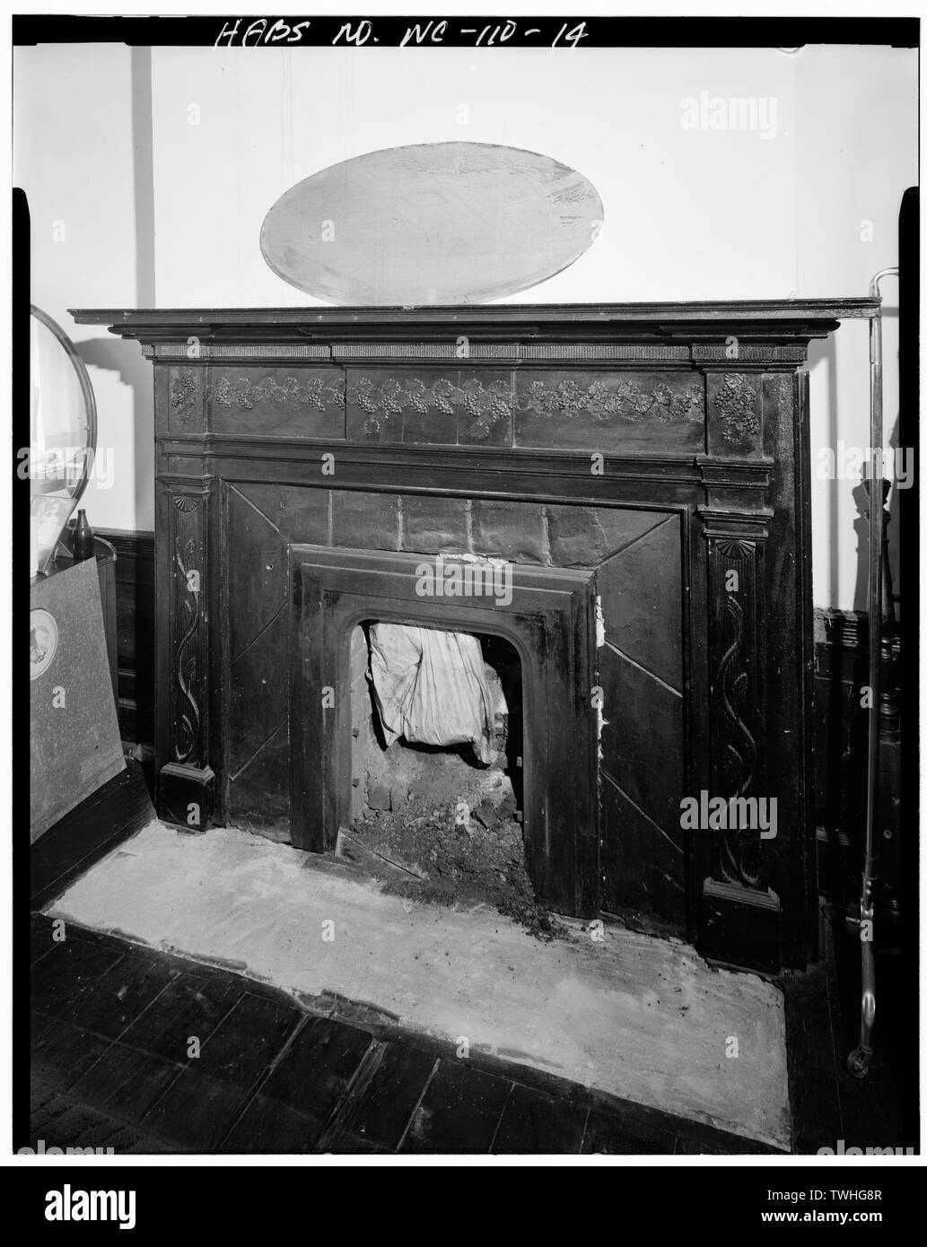 Second Floor Bedroom Original Mantle Located On The South