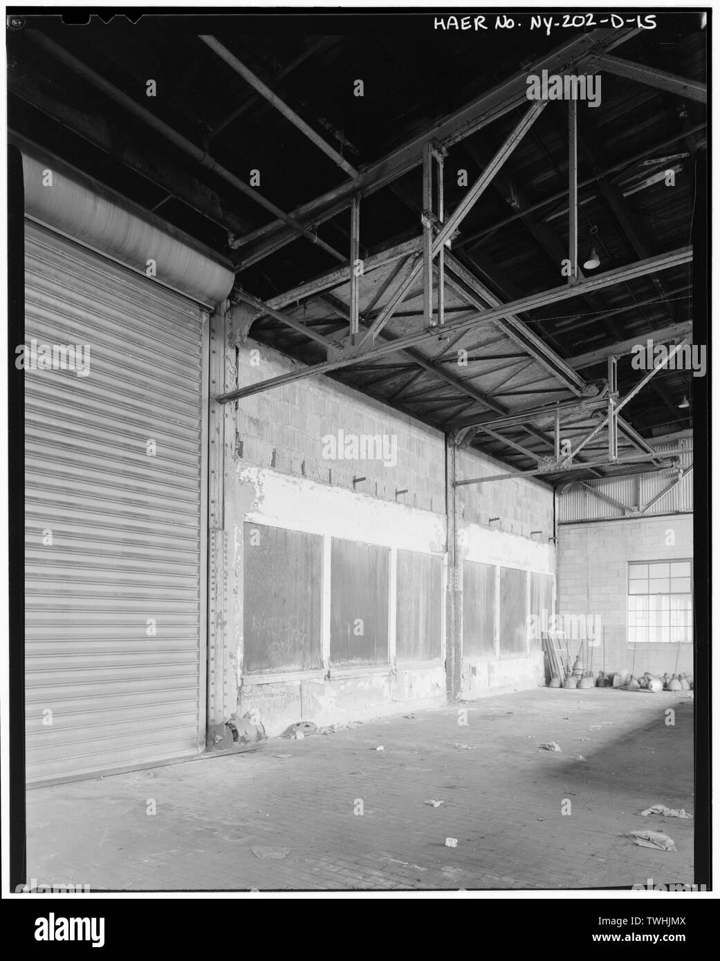 Second Floor Pier Shed Looking East Showing Original Overhead