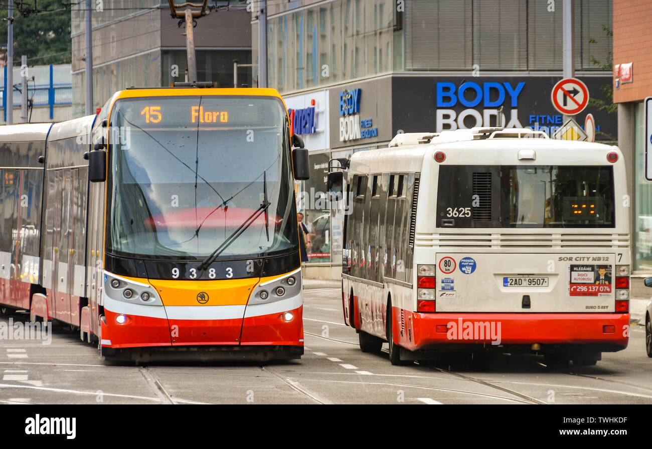 Bus vs tram hires stock photography and images Alamy