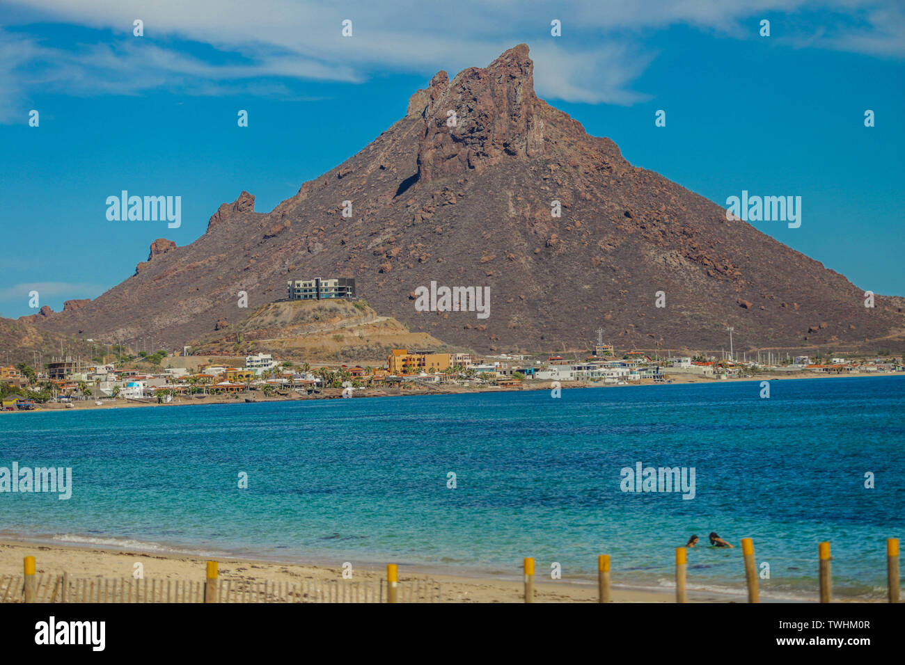 Beach Bay Of San Carlos Sonora Mexico Gulf Of California Sea Of Cortes Mar Bermejo Is