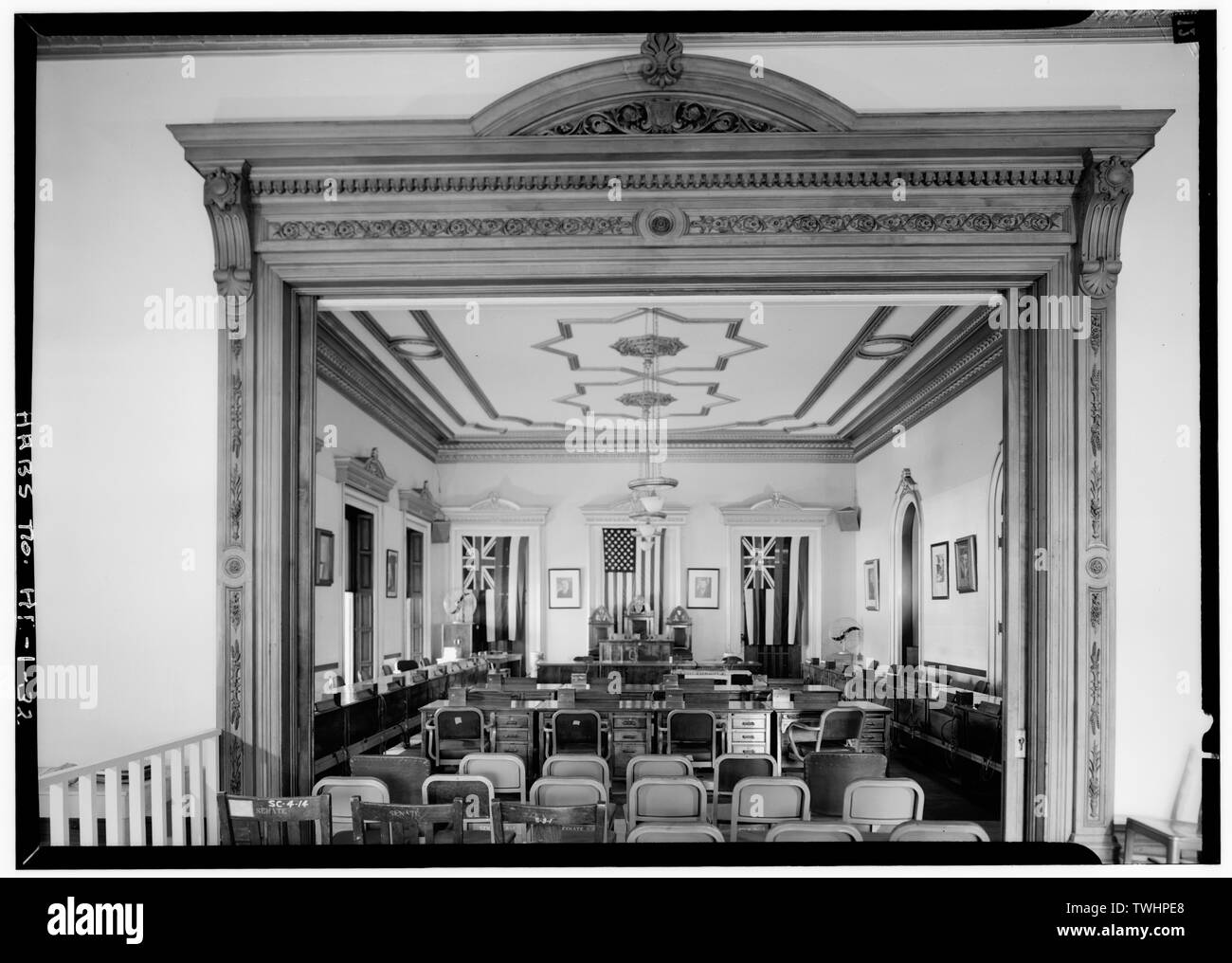 SENATE CHAMBER - Iolani Palace, King and Richards Streets, Honolulu