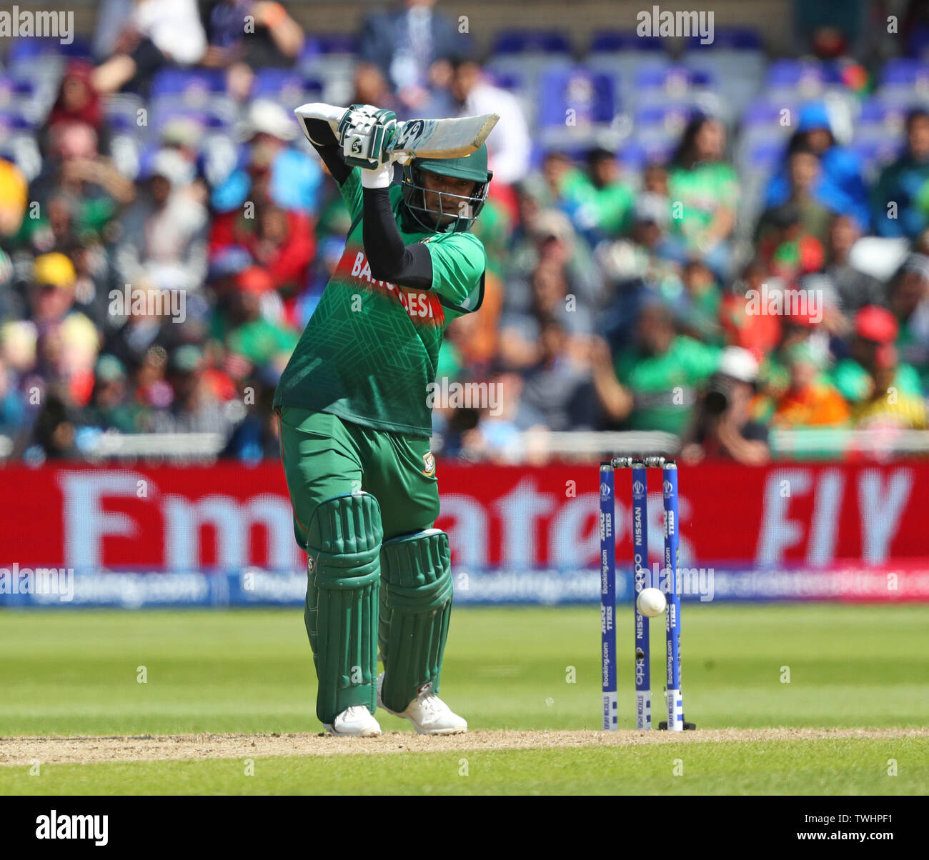 NOTTINGHAM, ENGLAND. 20 JUNE 2019 Shakib Al Hasan of Bangladesh