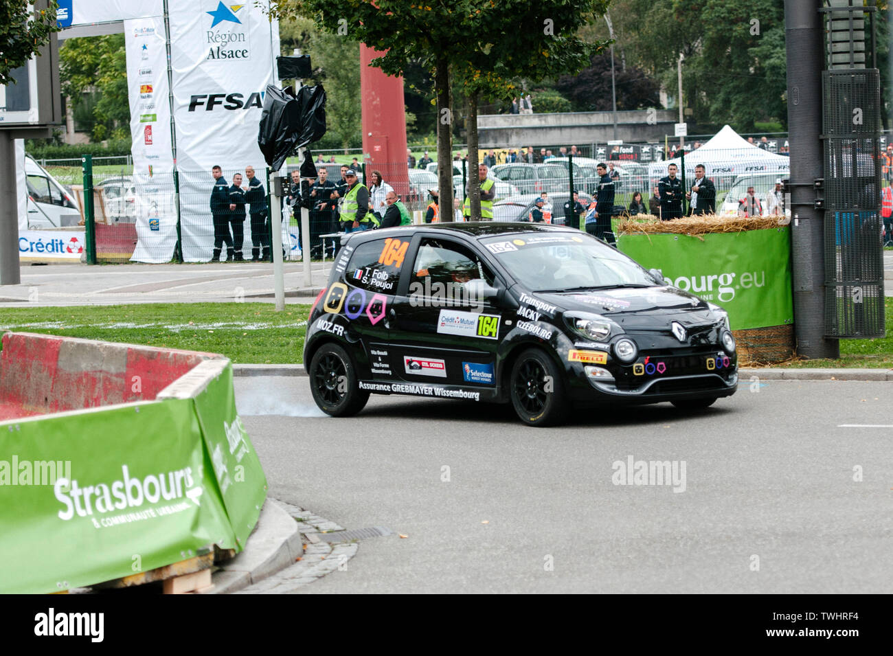 STRASBOURG, FRANCE - OCT 3, 2013: Terry Folb of France compete in ...