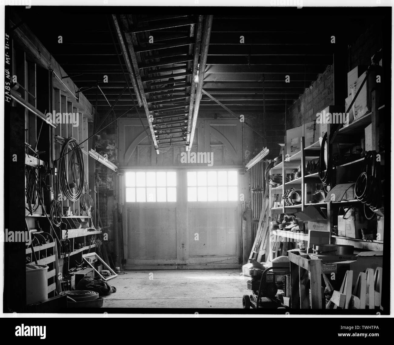 Shop Storage Area Former Fire Truck Parking Area Old Fire