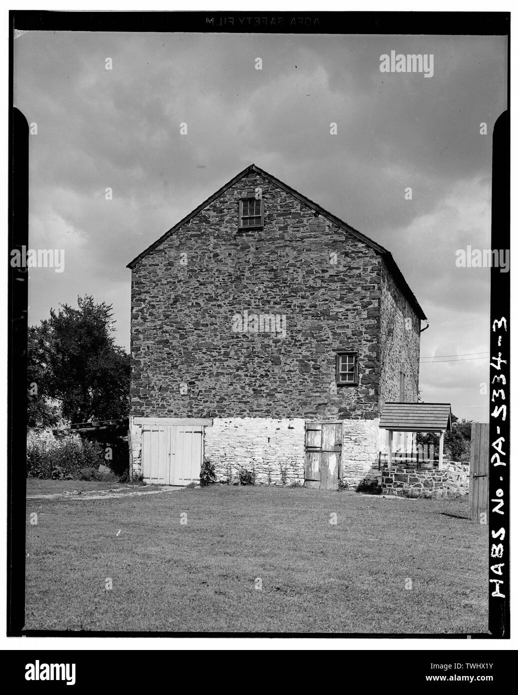 SIDE ELEVATION - Stone Barn, Stoopville Road, Stoopville, Bucks County ...