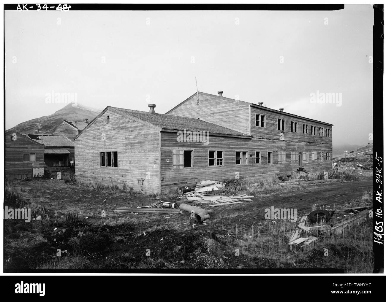 SIDE, LOOKING NORTHEAST Naval Operating Base Dutch Harbor and Fort