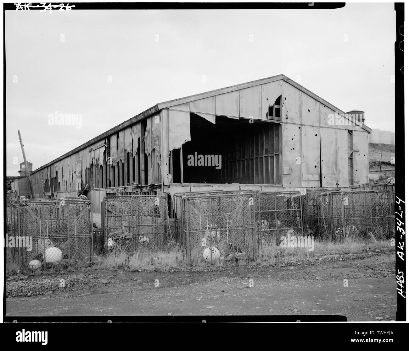 SIDE, LOOKING EAST Naval Operating Base Dutch Harbor and Fort Mears