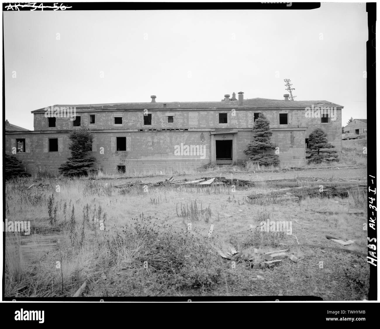 SIDE, LOOKING WEST Naval Operating Base Dutch Harbor and Fort Mears