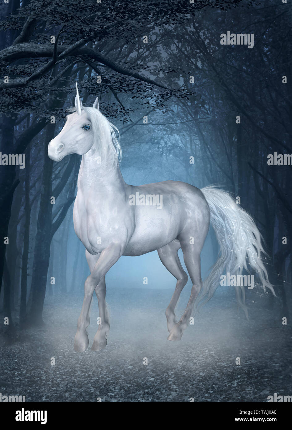 White unicorn hires stock photography and images Alamy