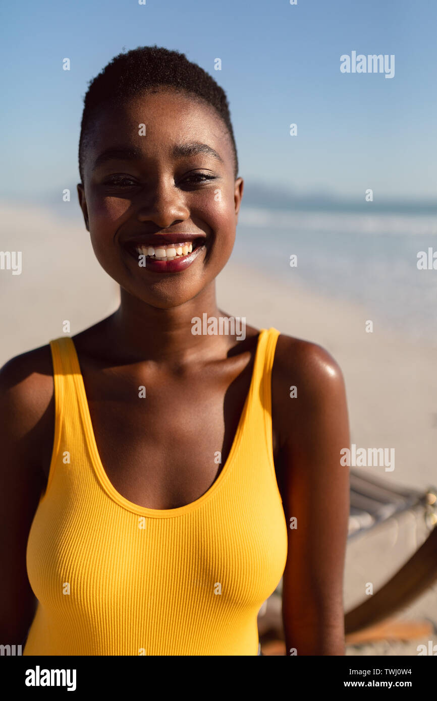 Black african young woman hi-res stock photography and images - Alamy