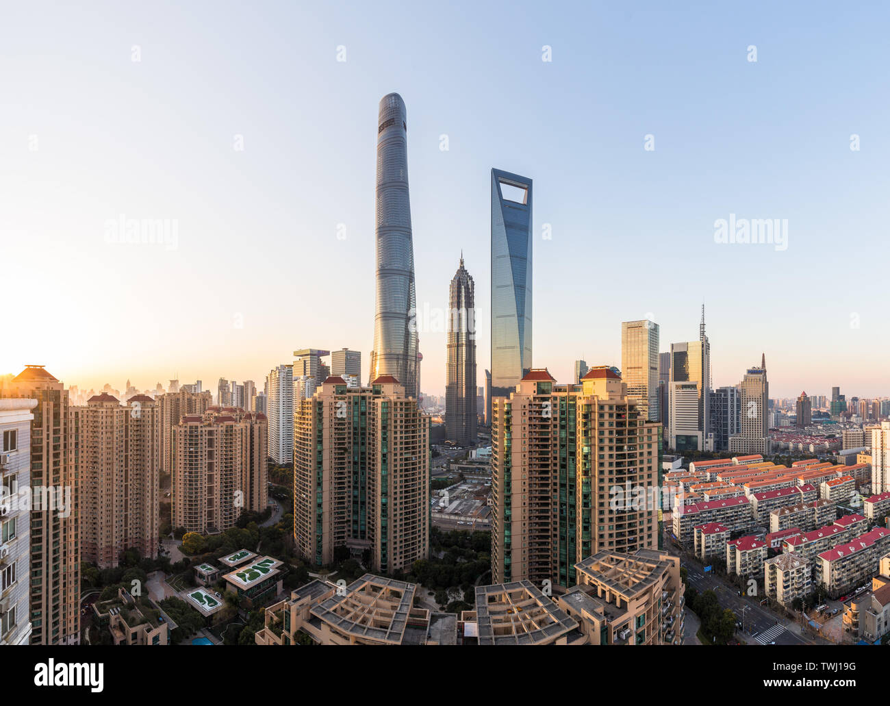 Luxury Apartment Buildings In Shanghai City Center preview