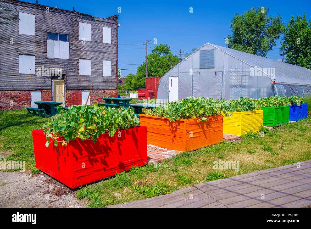 Urban Farm Detroit Stock Photos Urban Farm Detroit Stock Images