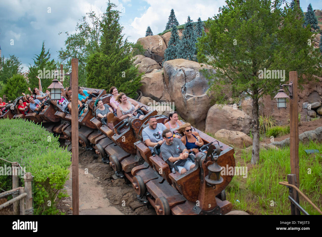 Disney magic kingdom train hi-res stock photography and images - Alamy