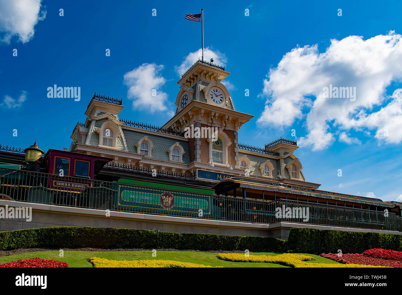 Disney magic kingdom train hi-res stock photography and images - Alamy