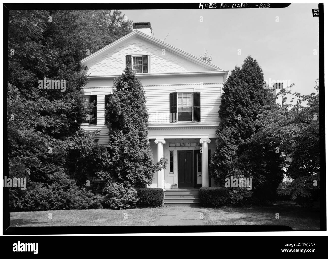 September 1966 GENERAL VIEW EXTERIOR FACADE Paschal Sheffield House