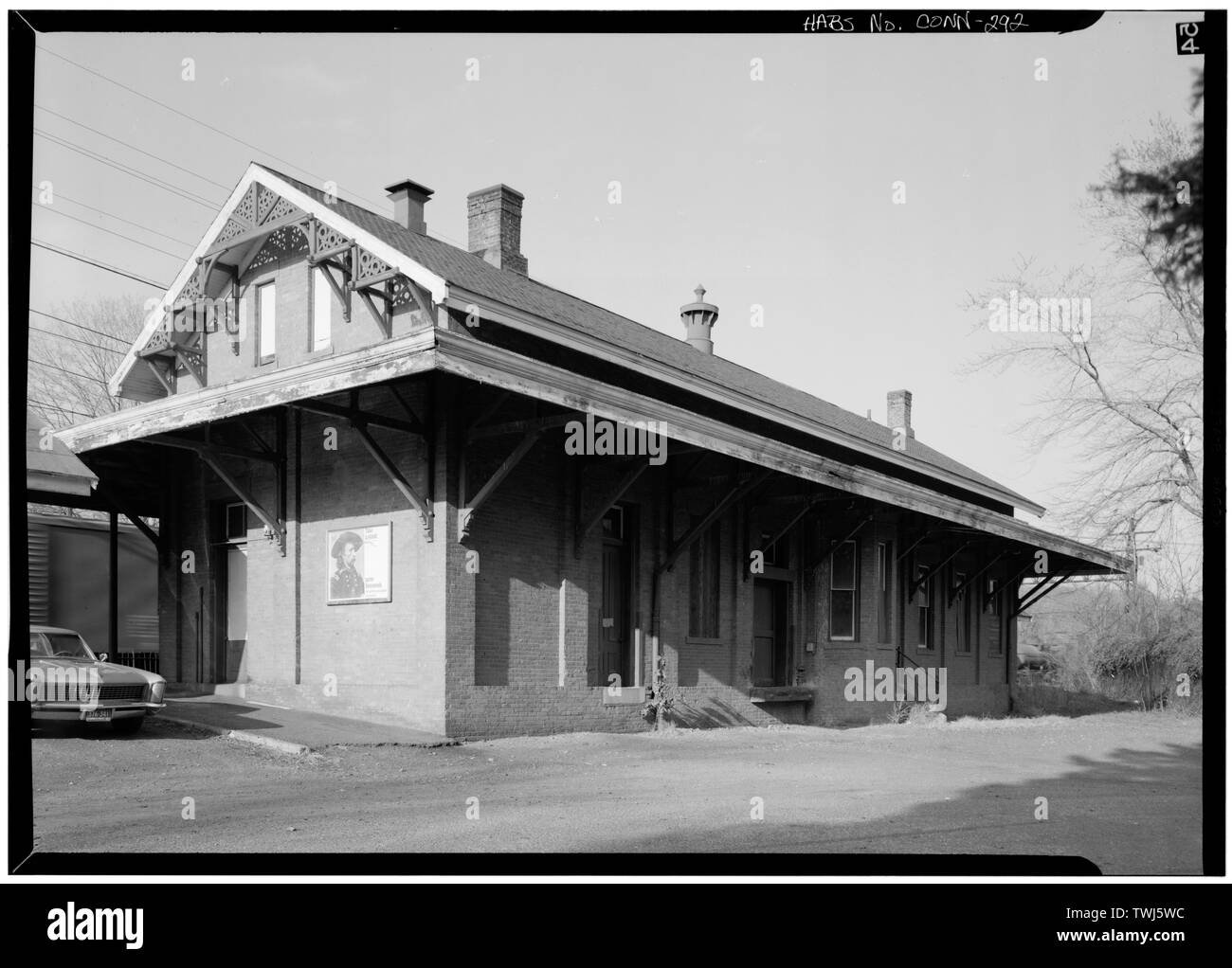 N.H CONNECTICUT & H RAILROAD STATION Photograph N.Y. TORRINGTON 