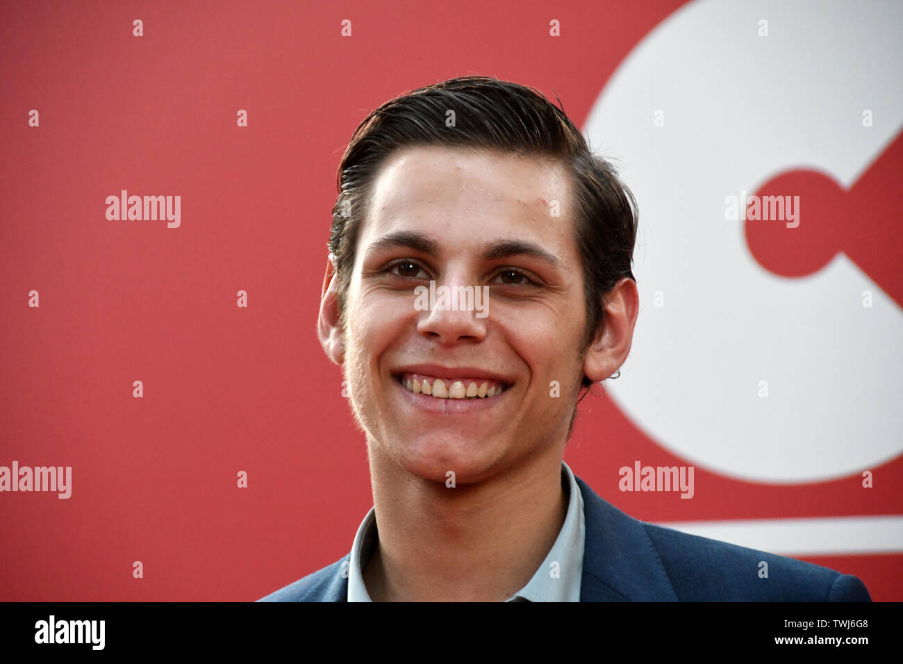 Rome 18 Giu 2019 Link Campus University Ciak d'Oro 2019 Francesco Di Napoli MALE REVELATION OF THE YEAR- La Paranza dei Bambini Credit: Giuseppe Andid Stock Photo
