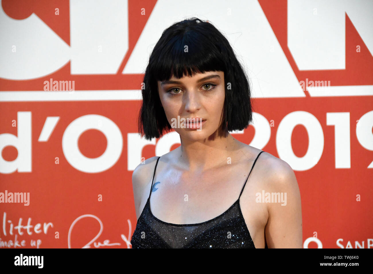 Rome 18 Giu 2019 Link Campus University Ciak d'Oro 2019 Alice Pagani FEMALE REVELATION OF THE YEAR- Loro and Baby Credit: Giuseppe Andidero Stock Photo