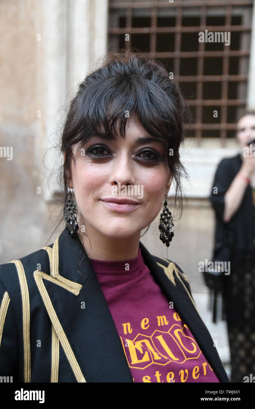 Rome 18 Giu 2019 Link Campus University Ciak d'Oro 2019 Valentina Lodovini COUPLE OF THE YEAR ON THE SCREEN- 10 giorni senza Mamma Credit: Giuseppe An Stock Photo