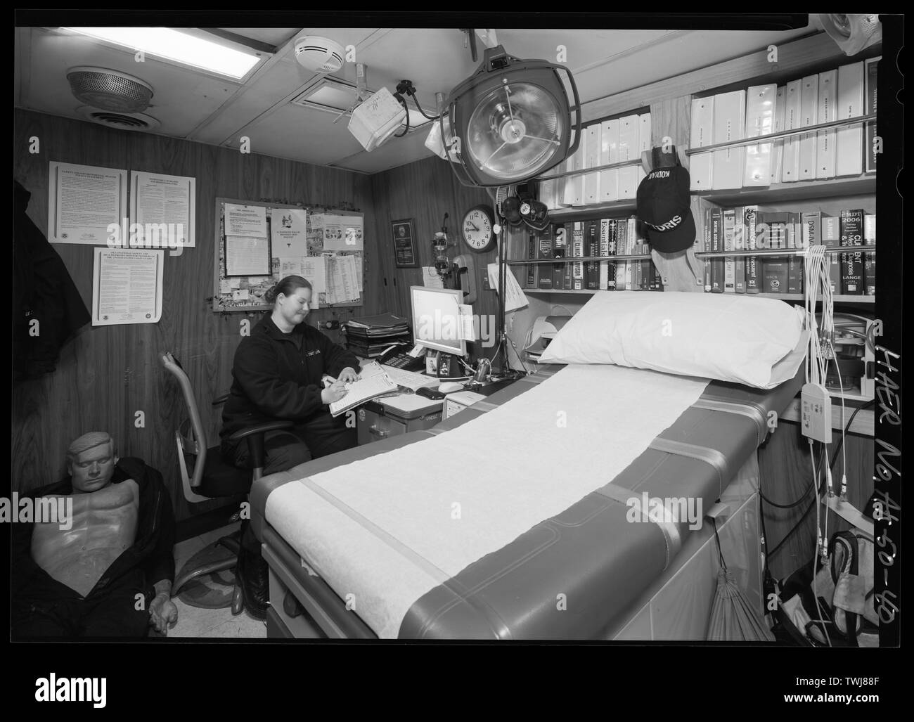 Sick Bay (Medical Office) (HS1 Elaine Jergons) US Coast Guard Cutter